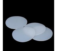 1 feuille ronde en caoutchouc de silicone - 1 mm d'épaisseur, 5 à 100 mm de diamètre, joint d'étanchéité blanc solide for applications haute température(32mm)