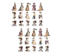 1 Feuille Scrapbooking Sticker Handbook Accessories Étanche Décorative Pour Lettres Autocollant Décoratif