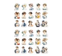 1 Feuille Scrapbooking Sticker Handbook Accessories Étanche Décorative Pour Lettres Autocollant Décoratif