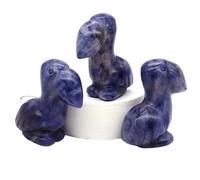 1 figurine d'animal sculptée à la main en pierre naturelle - Toucans - Pierre naturelle - Décoration de la maison - Cadeaux de vacances