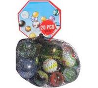 1 filet de 20 calots - jeu de recreation - boulards - billes - plein aire - recreation G