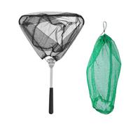 1 filet de pêche, 1 sac à poisson, épuisette de nettoyage de bassin, épuisette de plongée à long manche, épuisette télescopique pour outils de pêche d'étang