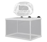 1 filet d'isolation pour réservoir de poisson, avec 1 filet de rechange, boîte d'isolation d'aquarium, avec filet d'isolation à ventouse, filet de reproduction de juvéniles assemblé, boîte d'élevage