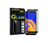 1 Film Vitre Verre Trempé de protection d'écran pour Samsung Galaxy J4+/ J4 Plus (2018) 6.0 SM-J415F/DS/ J415FN/DS/ J415G/DS - NOIR