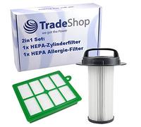 1 filtre à cylindre HEPA + 1 filtre d'allergie HEPA pour Philips Marathon FC6083 FC6085 FC8048 FC9200 FC9204 FC9206 FC9208 432200517520 432200524860