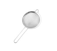 1 filtre à mailles fines en acier inoxydable, ustensile de cuisine avec long manche, écumoire, tamis for farine, lactosérum, accessoires(14cm 1pc)