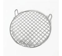 1 filtre alimentaire de 14 à 38 cm en acier inoxydable 304 de qualité alimentaire pour barbecue, grille métallique ronde avec pieds de 5 cm de haut pour égoutter l'eau, l'huile, le tamis de cuisine
