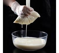 1 filtre alimentaire réutilisable de 25 à 250 microns - Sac à lait de noix en maille de nylon pour filtrer le yaourt et le lait - Pour infusion à froid - 500 mailles 25 microns - 20 x 30 cm