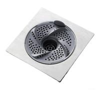1 filtre de drainage, attrape-cheveux avec motif tourbillon pour un débit d'eau rapide, filtre anti-obstruction pour évier de salle de bain (gris-9)