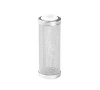 1 filtre en acier inoxydable taille S/L, accessoires d'aquarium, entrée d'admission, protection spéciale for crevettes, filet cylindrique(White 16mm,L)