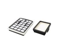 1 Filtre For Bac À Poussière + 1 Filtre D'échappement En Polaire Lavable Et Plastique, Compatible Avec L'aspirateur Traîneau Sans Sac Eureka NEN180