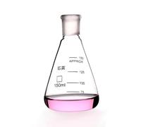 1 fiole conique en verre de quartz de 150 ml avec bouchon - Équipement de laboratoire JGS-2 for applications haute température