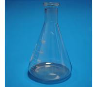 1 flacon conique Erlenmeyer en verre borosilicaté à paroi épaisse - Matériel de laboratoire durable for le mélange, le chauffage et le stockage(150ml)