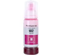 1 Flacon d'encre Magenta de 70 ML pour remplacer Epson 102 Compatible/Non OEM pour imprimantes EcoTank