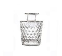 1 flacon diffuseur vide rechargeable en verre transparent de 100 ml pour aromathérapie, accessoires de parfum pour bricolage et décoration