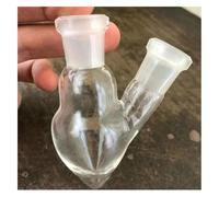 1 flacon en verre à deux cols en forme de poire de laboratoire de 25 ml/50 ml/250 ml(250ml 24x24)