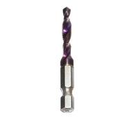 1 foret à tarauder HSS plaqué titane M3-M10, ensemble d'ébavurage, fraise fraiser, embouts de filetage composites haute vitesse, outils manuels(M3)