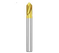 1 foret central plaqué titane à 90 degrés en acier inoxydable, couteau à chanfreiner, centre d'usinage, forets de positionnement composites(20mm (1pcs))