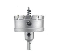 1 foret cloche en carbure de tungstène de 12 à 100 mm, à pointe en carbure de tungstène, pour le perçage de métaux, acier inoxydable et alliages, 95 mm.