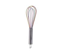 1 fouet à œufs en silicone efficace - Batteur à œufs à main - Outil de cuisine professionnel pratique - Fournitures de maison (30 cm)