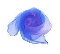 1 foulard carré dégradé de couleur for le cou, foulard fin, protection solaire, 60 x 60 cm(Blue)