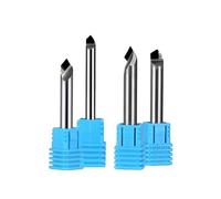 1 fraise à profiler en graphite, aluminium et alliage de cuivre(D8.0xAngle90x75L)