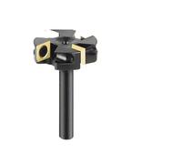 1 fraise de rabot IP4F-D40-H8 avec plateau martyr, surfaçage à 4 ailettes pour le planage planches bois(IP4F-D40-H8-ATS)