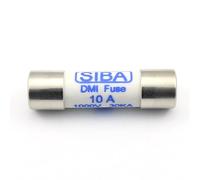 1 fusible à cartouche en céramique SIBA à fusion rapide 10 mm x 38 mm F10A 10A 1000 V 10 x 38 mm