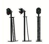 1 gabarit pour modélisme classique pour rails, hauteur 60 mm, 12 V à 2 couleurs, LED vert et rouge pour échelle N et HO