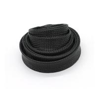 1 Gaine tressée en Pet Noir Haute densité 2-60 mm - Gaine Extensible for câbles tressés, for la Protection et l'organisation(6MM*2M)