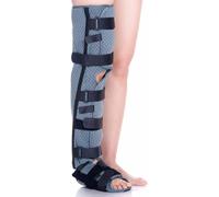 1 genouillère d'immobilisation réglable for jambe complète - Respirante et légère for la récupération postopératoire et le soulagement des blessures(Medium)