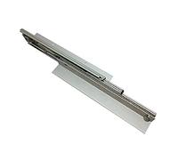 (1 glissière 2 charnières/quincaillerie de glissière de table extensible rallonge de table pliante, 1 glissière