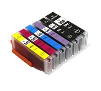 1 Go Inks Ensemble de 6 Cartouches d'encre à remplacer PGI-580 & CLI-581 Compatible/non-OEM pour PIXMA Imprimantes (6 Encres)