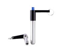 1 goupille de verrouillage à bille en acier inoxydable VCN118, diamètre 25 mm, goupille de retenue à tête sphérique, accessoires de connexion rapide en forme de L(VCN118 25 30 mm)