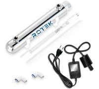 1 GPM 12W stérilisateur UV Ultraviolet désinfection de l'eau en Acier Inoxydable 304 ROTEK