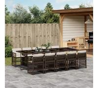 1. Grand ensemble de salle à manger de 11 pièces. Cet ensemble comprend une table spacieuse (275 x 106 x 73 cm) et 10 chaises confortables pouvant supporter jusqu'à 110 kg. Idéal pour les grandes