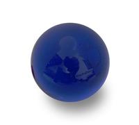 1 Grande Bille Élégance Bleu 6 cm - Bille en Verre 60 mm