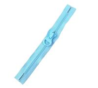 1 grande fermeture éclair en résine 10#, fermeture éclair colorée pour étui, trousse de maquillage, accessoires de remplacement de réparation de fermeture éclair,Bleu ciel,30cm