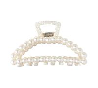 1 grande pince à cheveux blanche pour cheveux épais, pinces à cheveux pour filles, grandes pinces à cheveux pour cheveux fins, pinces à cheveux pour cheveux, pinces à cheveux synthétiques, pince à