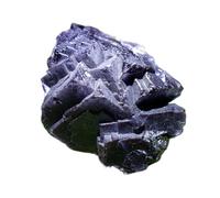 1 grappe de cristaux de fluorite noire de 200 à 300 g