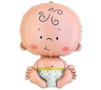 1 Gros Ballon Mylar-41 x 56 cm-Bébé vert G