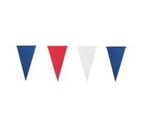 1 Guirlande fanion bleu, rouge et blanc de 3.6m REF/10403 tricolore: bleu, blanc et rouge France G