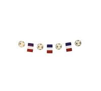 1 Guirlande fanion Football France tricolore bleu, blanc et rouge de 5m REF/22399 tricolore: bleu, blanc et rouge France