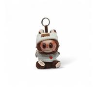 1 HABIT PULL BLANC POUR PELUCHE LABUBU 16 CM ET ACCESSOIRE + 1 PELUCHE PORTE CLÉS OFFERT CADEAUX ANNIVERSAIRE /NOËL