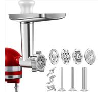 1 hachoir à viande en métal pour robot pâtissier KitchenAid, viande incluse