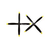 1 Hélice en Bois De Hêtre À 4 Pales De 20/21/22/23/24 Pouces, Sens Avant (CCW) Et Arrière (CW), Compatible avec Les Modèles d'avion À Essence RC À L'échelle(24x10 CW Pull 1pcs)