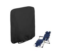 1 housse de chaise pliante, housse de chaise de jardin, imperméable, en tissu Oxford, housse de protection pour meubles de jardin pour la pluie, la neige, la poussière, les UV