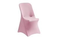 1 housse de chaise universelle en élasthanne, extensible, lavable pour mariage/fête/banquet (rose, 10 pièces 86 x 45 x 45 cm)
