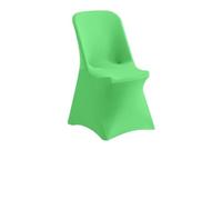 1 housse de chaise universelle en spandex - Extensible et lavable - Pour mariage, fête, banquet (vert pomme, 3 pièces 86 x 45 x 45 cm)
