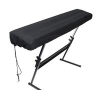 1 housse de clavier de piano à 88 touches en polyester, housse de protection contre la poussière, étanche à l'eau, avec cordon de serrage